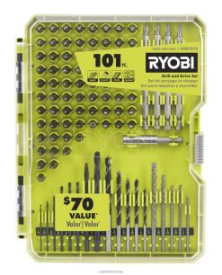 RYOBI 101 stk. bore- og drivsett tilbehør Z800T818