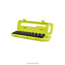 RYOBI 11 stk. sae 1/2 drive deep impact socket sett tilbehør Z800T799