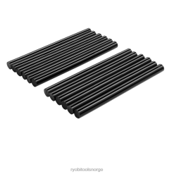 RYOBI 12 stk. svarte limstifter i full størrelse til alle formål tilbehør Z800T751