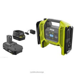RYOBI 18v en+ dobbel funksjon oppblåser/deflatorsett belysning livsstil og rekreasjon Z800T488