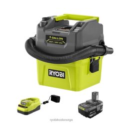 RYOBI 18v one+ 1 gallon våt/tørr vakuumsett rengjøring Z800T585