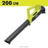 RYOBI 18v one+ 200 cfm feiemaskin utendørs Z800T319
