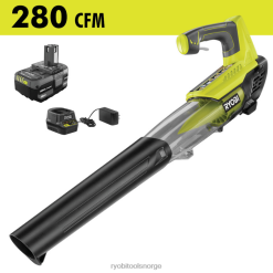 RYOBI 18v one+ 280 cfm jetvifte viftesett utendørs Z800T320