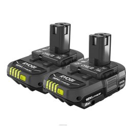 RYOBI 18v one+ 2ah litiumbatteri (2-pakning) batterier og ladere Z800T685