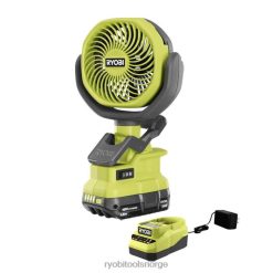 RYOBI 18v one+ 4 klemmeviftesett belysning livsstil og rekreasjon Z800T501