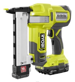 RYOBI 18v one+ airstrike 18ga smal krone stiftesett elektroverktøy Z800T173