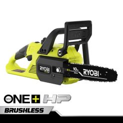 RYOBI 18v one+ hk børsteløs 10 motorsag med 4ah batteri og lader utendørs Z800T363