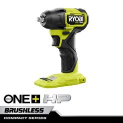 RYOBI 18v one+ hk kompakt børsteløs 4-modus 3/8 slagnøkkel elektroverktøy Z800T43