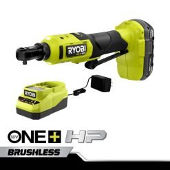 RYOBI 18v one+ hk kompakt børsteløst 1/4 høyhastighets skrallesett elektroverktøy Z800T55