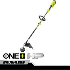 RYOBI 18v one+ hp børsteløs 15-strengs trimmersett utendørs Z800T281