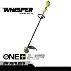 RYOBI 18v one+ hp børsteløs whisper serie 15-strengs trimmersett utendørs Z800T283