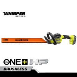 RYOBI 18v one+ hp børsteløs whisper serie 24 hekksakssett utendørs Z800T328