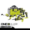 RYOBI 18v one+ hp børsteløst 5-verktøysett elektroverktøy Z800T859