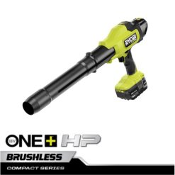 RYOBI 18v one+ hp kompakt børsteløst 220 cfm blåsesett utendørs Z800T303