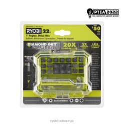 RYOBI 22 stk. 1 slagdrivbits med diamantkorn tilbehør Z800T840
