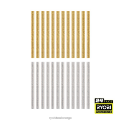 RYOBI 24 stk. mini glitter limstifter tilbehør Z800T740