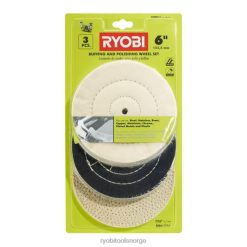 RYOBI 3 stk 6 polerhjulsett tilbehør Z800T780
