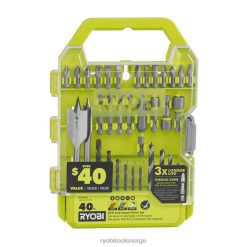 RYOBI 40 stk. bore- og slagdrivsett tilbehør Z800T817
