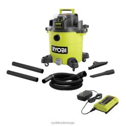 RYOBI 40v 10 gallon våt/tørr vakuumsett rengjøring Z800T589
