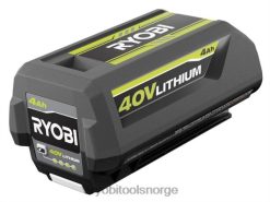 RYOBI 40v 4ah batteri batterier og ladere Z800T704