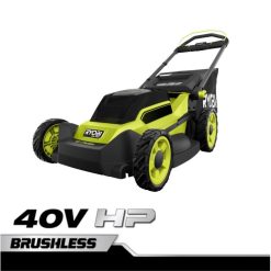 RYOBI 40v hk børsteløs 20 push gressklippersett utendørs Z800T238