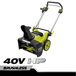 RYOBI 40v hk børsteløs 21 whisper serie snøfresersett utendørs Z800T429