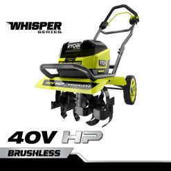 RYOBI 40v hk børsteløs whisper serie 16 fronttindfreser utendørs Z800T450