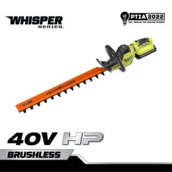 RYOBI 40v hk børsteløs whisper serie 26 hekksakssett utendørs Z800T327