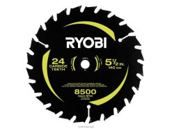 RYOBI 5-1/2 24 tanns gulvsagblad med karbidspiss tilbehør Z800T722
