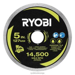 RYOBI 5 diamantfliser skjæreblad tilbehør Z800T721