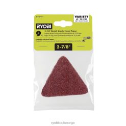 RYOBI 9 stk. 2-7/8 detaljslipepapir tilbehør Z800T768
