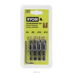 RYOBI sekskantforsenker - 4 stk tilbehør Z800T836