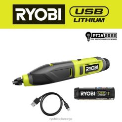 RYOBI usb lithium power carver-sett elektroverktøy Z800T150