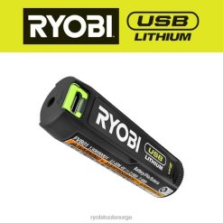 RYOBI usb litium 2ah litium oppladbart batteri batterier og ladere Z800T713